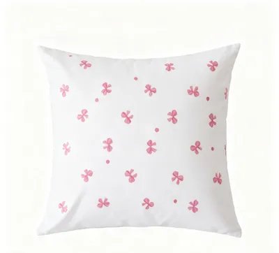 Zdjęcie produktu dla Poszewka 40x40 Kokardki PINK BOWS