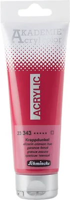 Produktbild von Schmincke 120ml AKADEMIE Acryl color Krappdunkel Acryl 23 343 012
