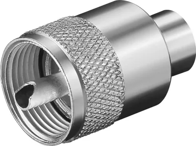 Produktbild von Wentronic UHF-Stecker für max. 5,3 mm Kabel, 5.3 mm - RG 58/U