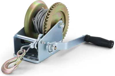 Produktbild von Profi Seilwinde Handwinde mit Drahtseil 800KG 10 Meter