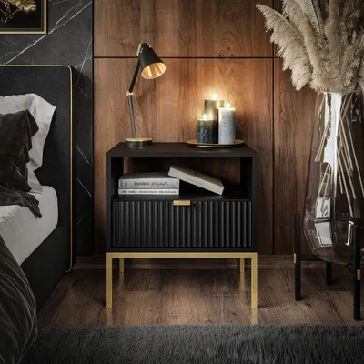 Obrázek produktu pro Noční skříňka CORTADO GOLD S54 Black