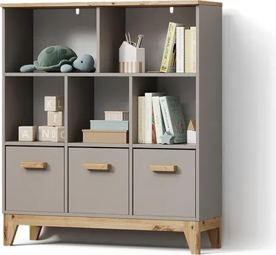 Produktbild von Kinderregal Livinity Mailo Cashmere/Artisan 98.4 x 113.4 cm, Model 59782