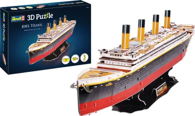 Produktbild von Revell 170 RMS Titanic 3D-Puzzle, 3D-Puzzle, China, 200 mm, 100 mm, 50 mm, 200 g
