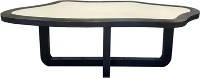 Produktbild von Casa Padrino Luxus Esstisch Grau / Schwarz 220 x 100 x H. 76 cm - Massiver Küchentisch - Esszimmer Möbel - Küchen Möbel - Luxus Möbel