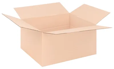 Produktbild von verpacking 400 Faltkartons 570 x 430 x 285 mm Braun (Außenmaß 575 x 435 x 295 mm) variable Höhe bei 140 mm KK 98 1-wellig Versandkarton für mittelgroße Waren DHL Paket DPD GLS Hermes Kartons