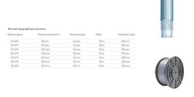 Produktbild von Cellfast Allzweckschlauch Verstärkt 8,0X2,5 80Mb Pl ""A""