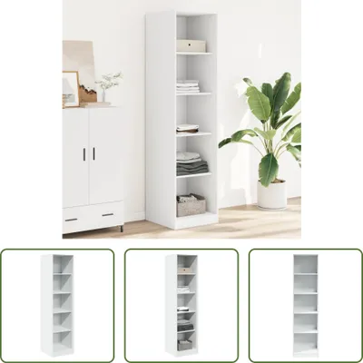 Produktbild von The Living Store Kleiderschrank Weiß 50x50x200 cm Holzwerkstoff