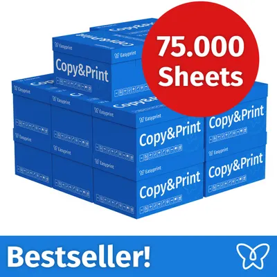 Obrázek produktu pro Easyprint Tiskárny papír Kopírovací papír 75000 listů 150 x 500 A4 Prémiový bílý papír CIE 160 PEFC certifikovaný
