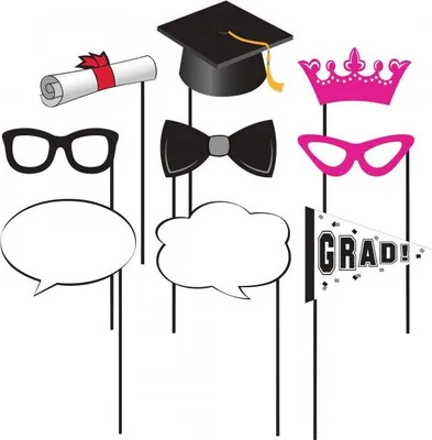 Produktbild von Photo Booth und Selfie Set Abi oder Examen