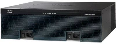 Produktbild von Cisco 3925 Voice Security Bundle - - Router - - Sprach- / Faxmodul - 1GbE - WAN-Ports: 3 - an Rack montierbar