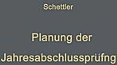 Obrázok produktu pre Planung der Jahresabschlußprüfung