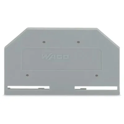 Produktbild von WAGO 281-301 Abschluss- und Zwischenplatte grau
