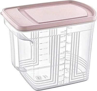 Produktbild von Vorratsbehälter Schüttdose mit Griff (2,5 Liter) - MATRIX - (02 1507) Pink