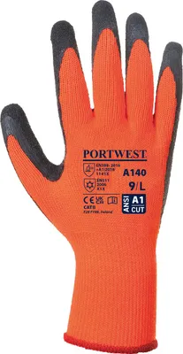 Obrázok produktu pre Portwest - Pánske/dámske rukavice Unisex Grip, z termálneho materiálu PC6280 (XL) (oranžová)