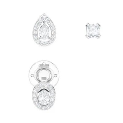 Produktbild von Swarovski 5410284 Attract Ohrringe Ohrstecker Weiss Rhodiniert