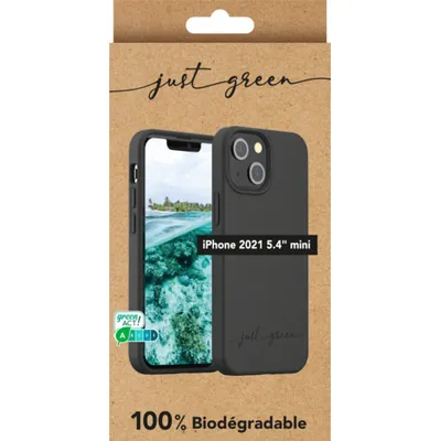 Produktbild von Just Green  Case Apple iPhone 13 mini schwarz