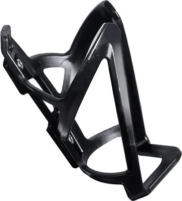 Obrázok produktu pre Košík na fľašu na vodu na bicykel, čierny plast z PC, elastický, robustný, pre horské bicykle
