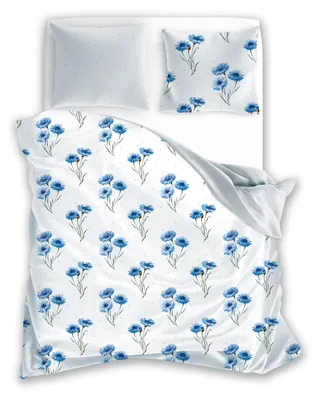 Produktbild von Bettwäsche Blumen Blüten Garnitur 140x200 cm + 70x80 cm - Cottage Home 005