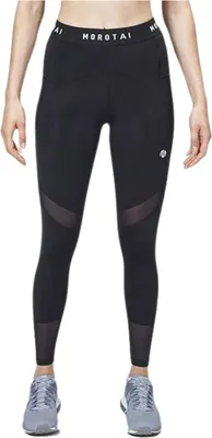 Image de Legging de sport pour femmes Morotai Mesh Performance noir L