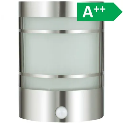 Produktbild von Edelstahl Wand-Aussenleuchte mit Bewegungsmelder IP44 E27 Gartenlampe Außenlampe Hoflampe