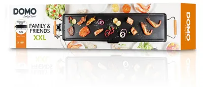 Immagine prodotto di Plancha elettrica 1800w 90x22cm nera Domo DO8306TP