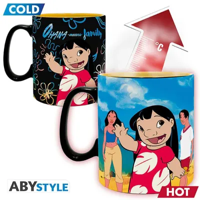 Image de DISNEY - Tasse thermosensible - 460 ml - Lilo et Stitch - en carton