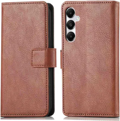 Zdjęcie produktu dla imoshion Luxe Bookcase dla Samsung Galaxy A55 - brązowy