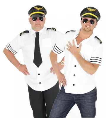 Produktbild von Piloten Kostüm für Herren, Größe:XL