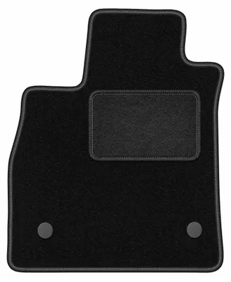 Image de Tapis conducteur en moquette pour Renault Talisman 2015- (berline/break) – 1 pièce, noir, sur mesure – Wielganizator LUX