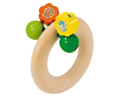 Produktbild von Selecta - 1326 - Greifling Blumelina, Holz, Durchmesser: 7cm