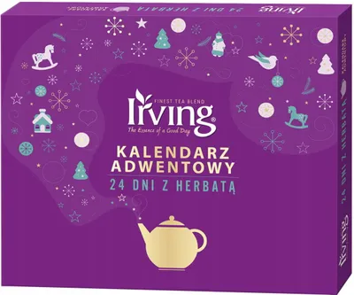 Zdjęcie produktu dla Kalendarz Adwentowy HERBATA IRVING 24 DNI = 24 SMAKI ROK 2024 PREZENT