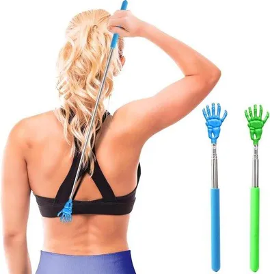 Produktbild von Famanu Handrückenkratzer für Rückenmassage - 2 Stück