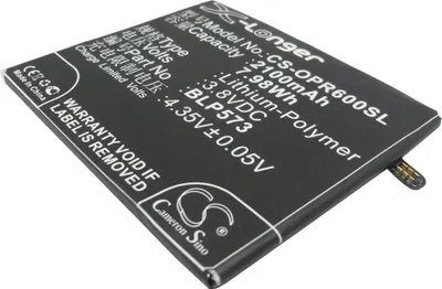Immagine prodotto di TECHTEK Batteria compatibile con [Oppo] N1 Mini, N5111, N5116, N5117, R6007 sostituisce BLP573