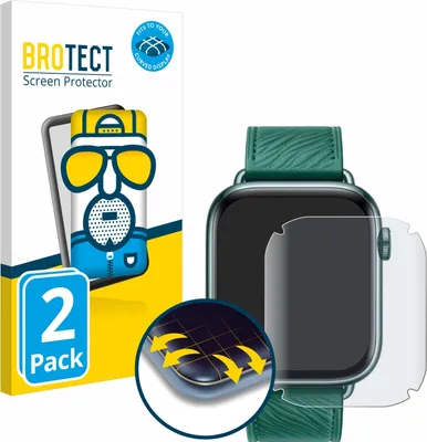 Produktbild von 2x BROTECT Fullscreen Schutzfolie für Honor Watch 5 Displayschutz Folie Fullcover Matt Entspiegelungsfolie