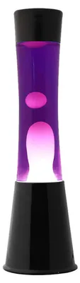 Obrázok produktu pre Lávová lampa čierna/fialová/biela, 40 cm