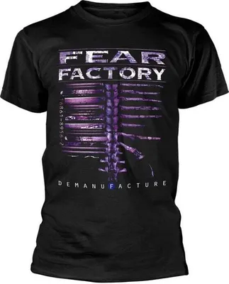 Produktbild von Fear Factory Demanufacture Black L T-Shirt