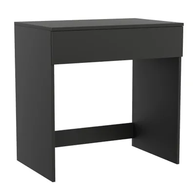 Produktbild von Schreibtisch Weiß 90x77x50 cm - Mit Schublade - Kabeldurchlass - Kompakt