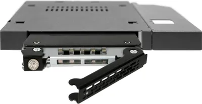 Produktbild von Icy Dock MB411SKO-B, Schwarz, Metall, 128 mm, 130 mm, 12,7 mm, 215 g