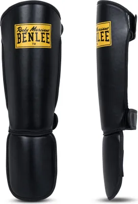 Image de Protège-tibias en cuir synthétique pour enfants GUARDIAN JUNIOR Black junior BENLEE