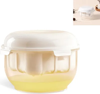 Produktbild von Joghurt Sieb mit Deckel, 1,5 Qt, Presssystem, DIY Käse, Einfach zu Reinigen
