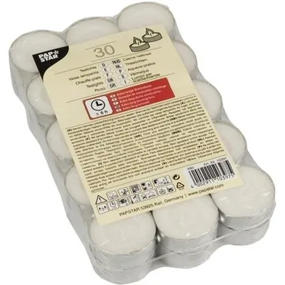 Obrázok produktu pre Papstar 10397, Kolo, Biela, 30 kusov