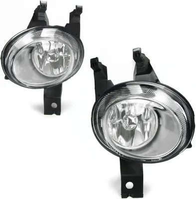 Image de 2x Phares antibrouillard NSW verre clair chromé + ampoules H1 SET pour Peugeot 206