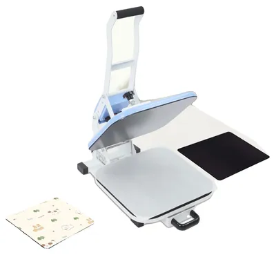 Obrázek produktu pro Lis na potisk za tepla, 15 x 15 palců, 1600 W, stolní provedení, nastavitelná teplota, kompatibilní s různými materiály