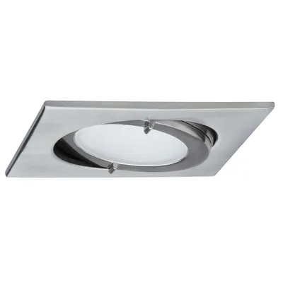 Zdjęcie produktu dla Zestaw meblowy EBL IP44 Quadro obrotowy 3x20W 60VA 230/12V G4 żelazo szczotkowane/blacha stalowa