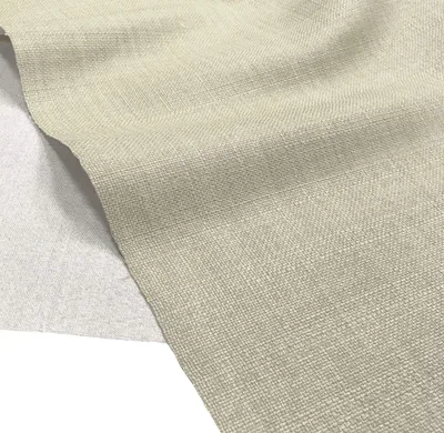 Productafbeelding van Zachte, stevige linnenlook stof voor gordijnen en bekleding, 145 cm breed