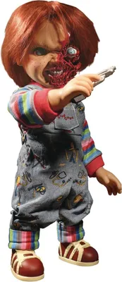 Obrázek produktu pro Panenka Child's Play Chucky 15 Mluvící Chucky s pizzou v obličeji