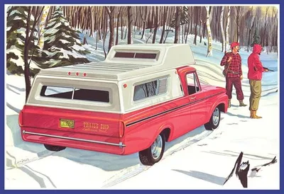 Immagine prodotto di AMT AMT1412 1963 Ford F-100 Camper Pickup 1:25