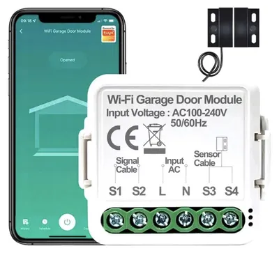 Produktbild von MINI-Steuermodul für Garagentore mit WLAN-Anbindung (Tuya)