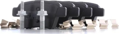 Produktbild von RIDEX 402B1373 Bremsbeläge Satz Hinten passend für PEUGEOT 207 (WA, WC) 207 CC (WD) 307 SW (3H) 307 (3A/C) 307 CC (3B)