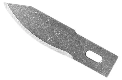 Imagen del producto de 40025: 5 cuchillas curvas con punta, #25